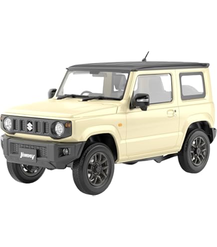 Amazon.com: Aoshima Suzuki JB64 Jimny Chiffon (Kinetic Yellow) 1